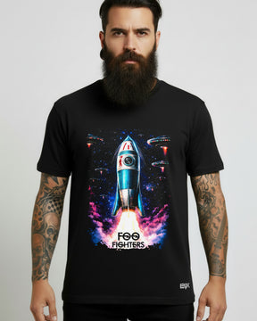 Camiseta Foo Fighters – Space Rocket Poster