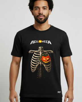 Camiseta Helloween – Pumpkin Ribcage