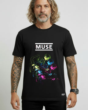Camiseta Muse – Band Colorful Pop Art