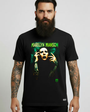 Camiseta Marilyn Manson – Goth Metal Face