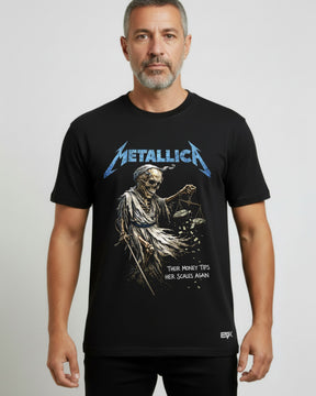 Camiseta Metallica – Their Money Tips Her Scales Again