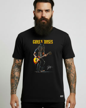 Camiseta Guns N’ Roses – Slash Palco Assinatura