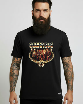 Camiseta Scorpions – Classic Band Logo