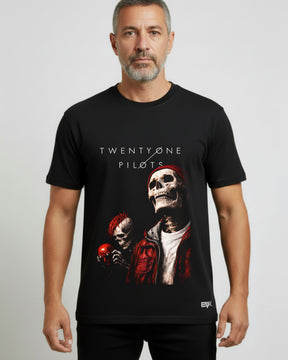 Camiseta Twenty One Pilots – Skull Art