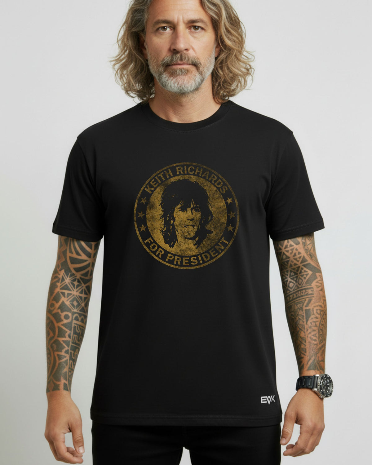 Camiseta Rolling Stones – Keith Richards for President