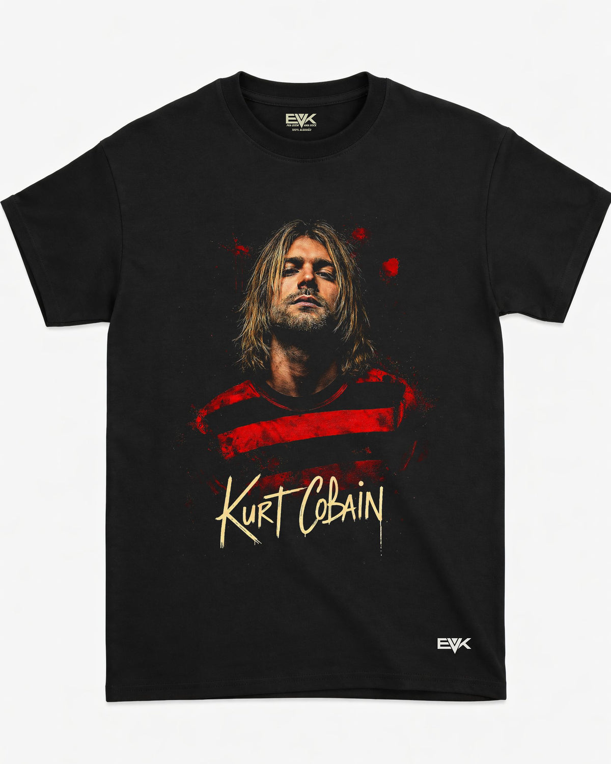Camiseta Nirvana – Kurt Cobain Art