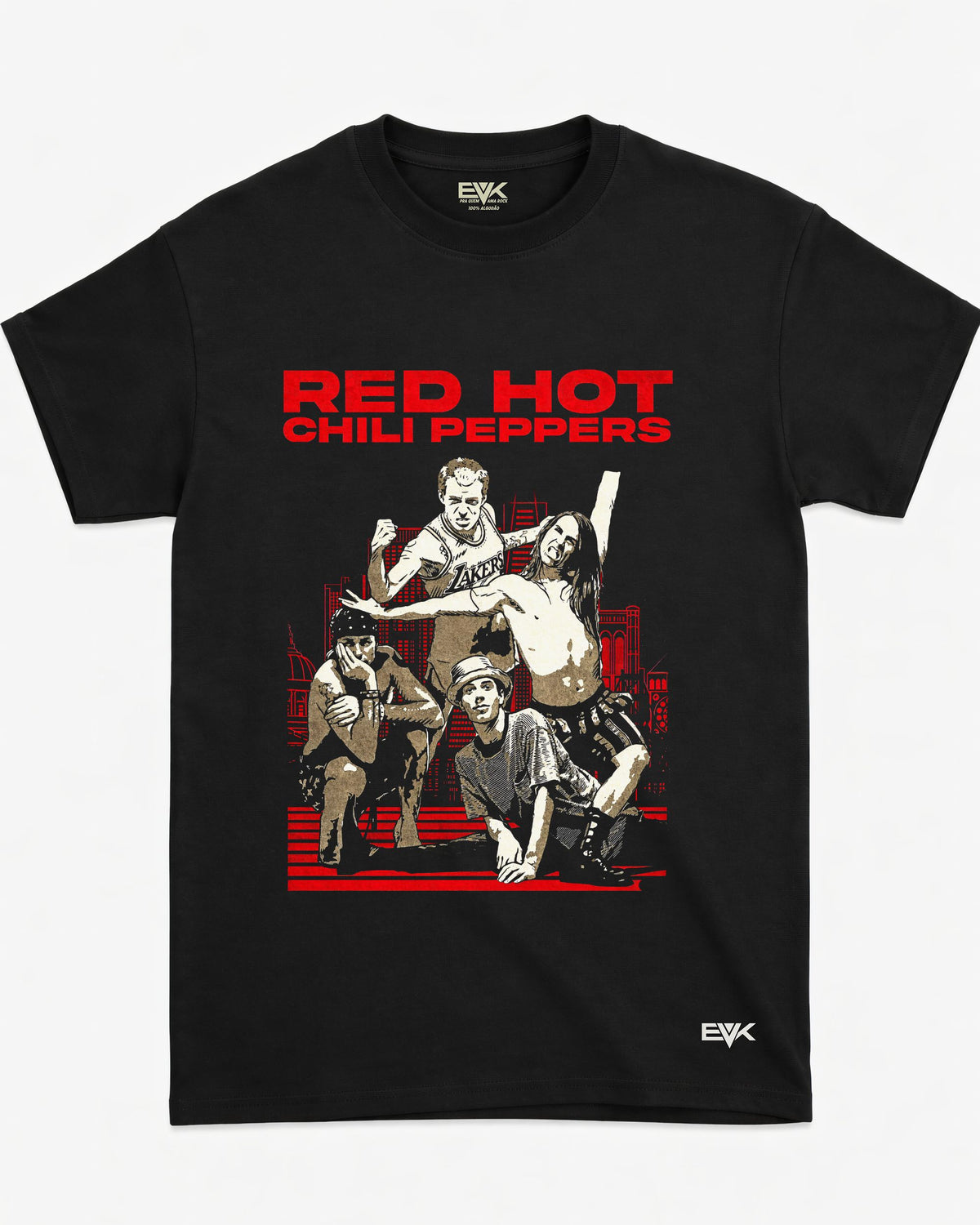 Camiseta Red Hot Chili Peppers – Retrô Pôster