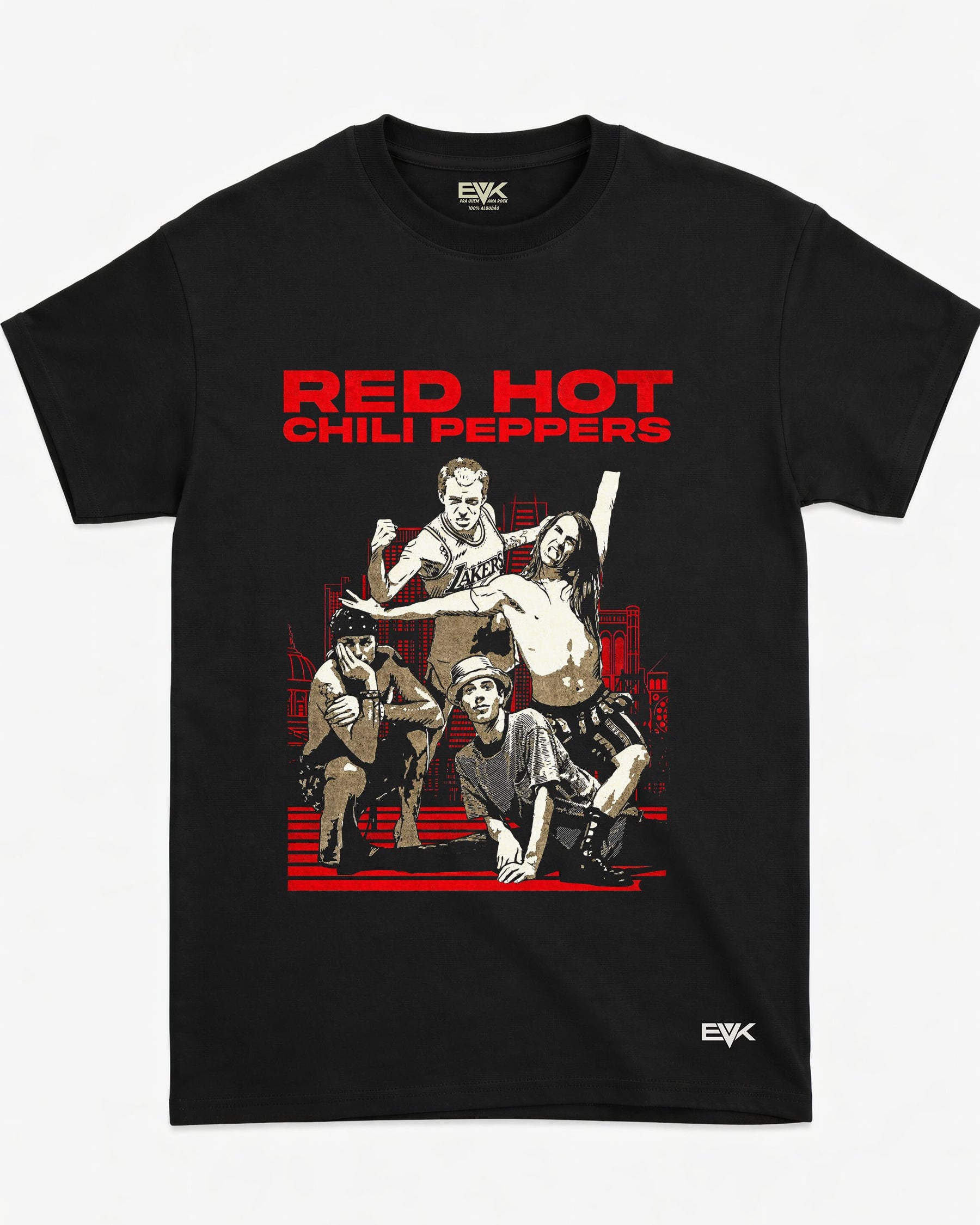 Camiseta Red Hot Chili Peppers – Retrô Pôster