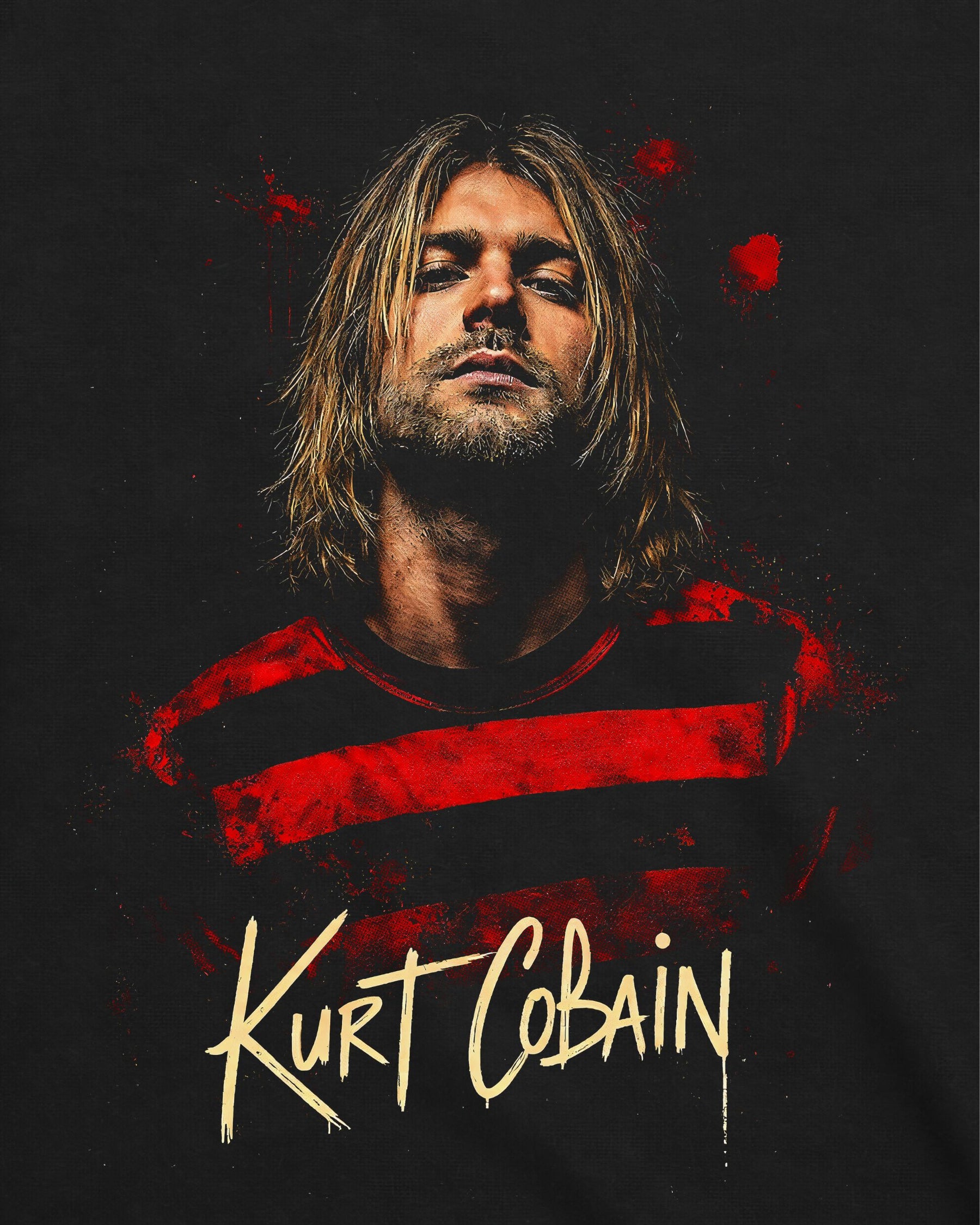 Camiseta Nirvana – Kurt Cobain Art