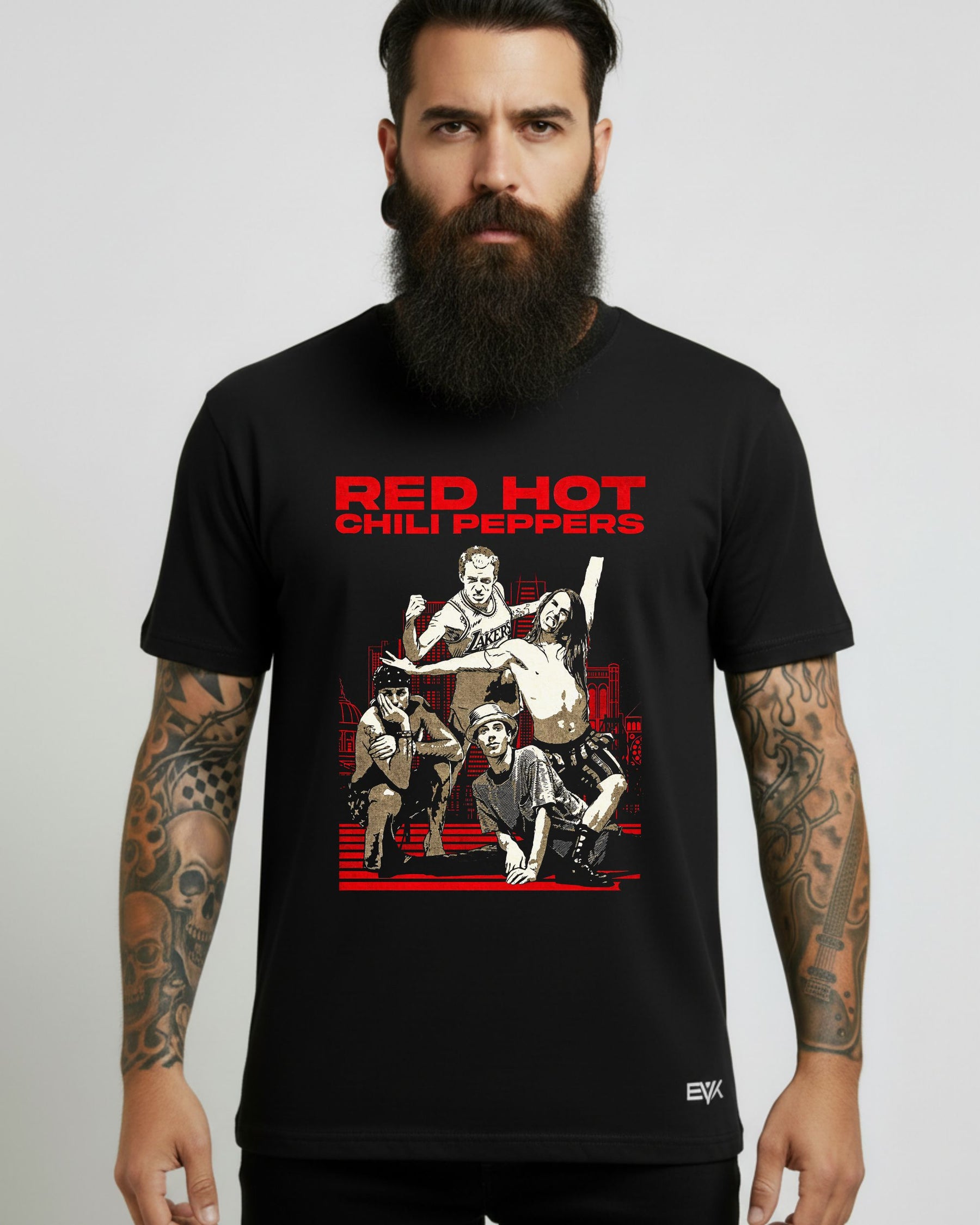 Camiseta Red Hot Chili Peppers – Retrô Pôster