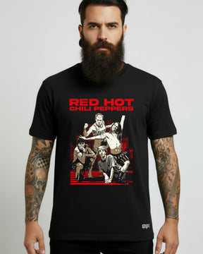 Camiseta Red Hot Chili Peppers – Retrô Pôster