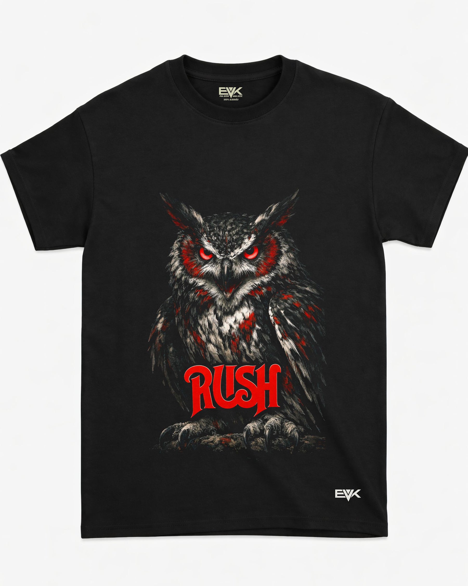 Camiseta Rush – Fly By Night Owl