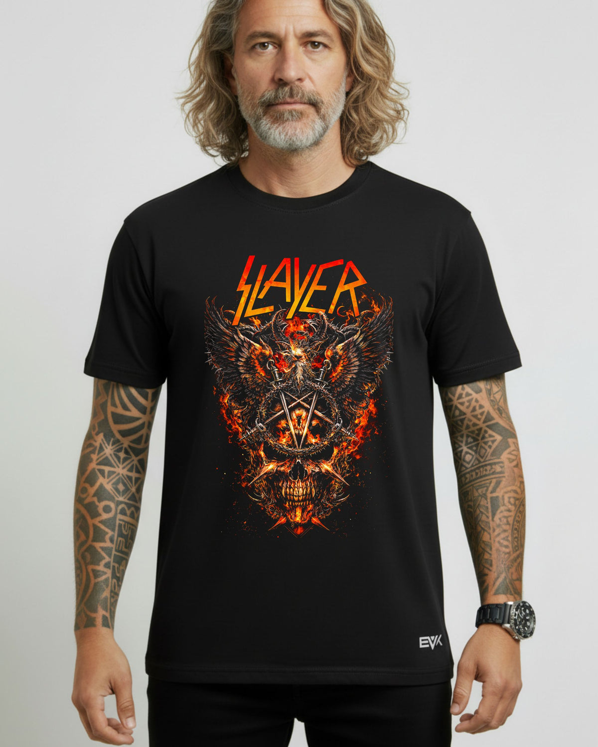 Camiseta Slayer – Skull Eagle