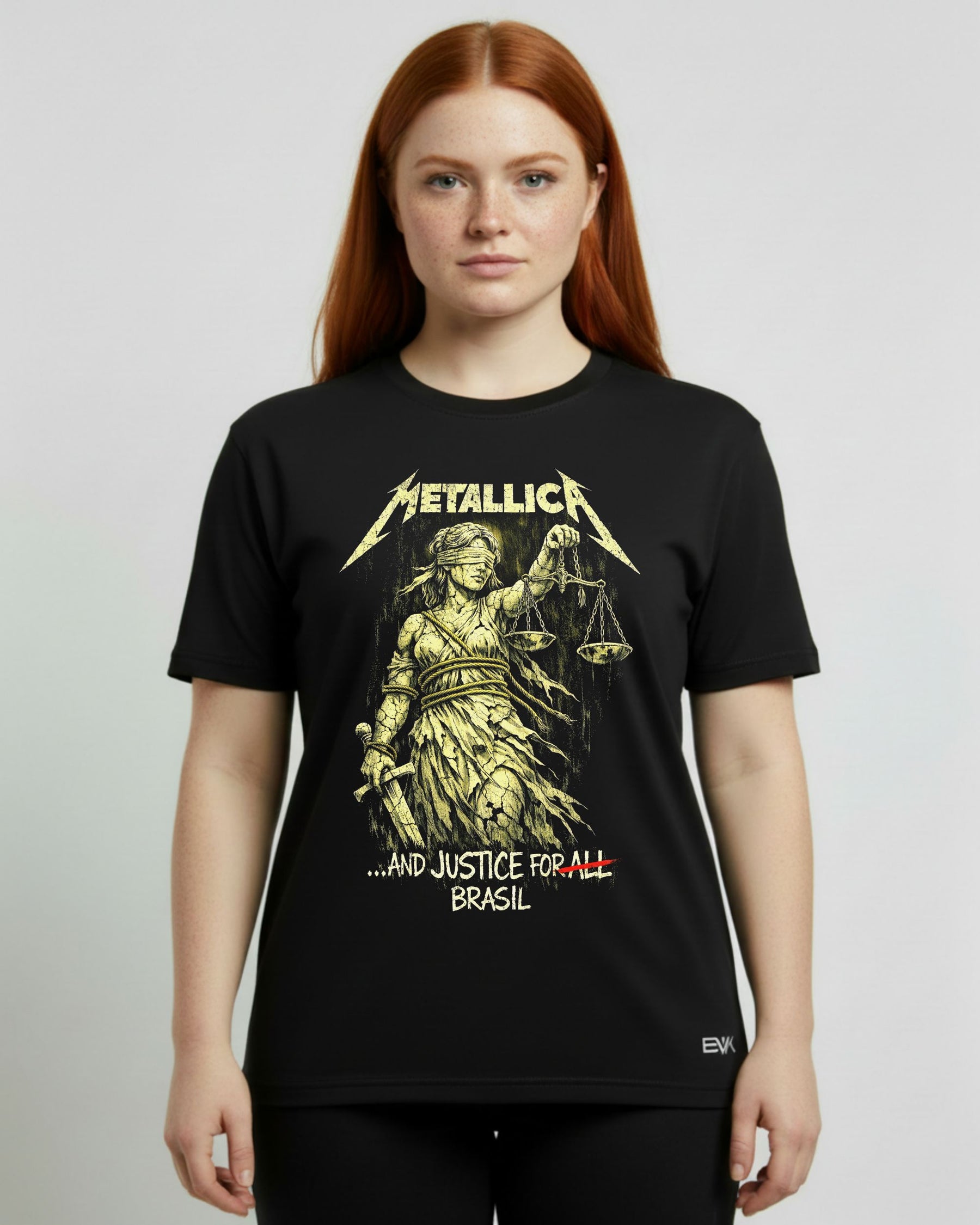 Camiseta Metallica – …And Justice for All – Brasil