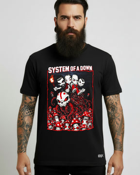 Camiseta System of a Down – Mushroom People