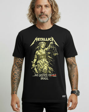 Camiseta Metallica – …And Justice for All – Brasil
