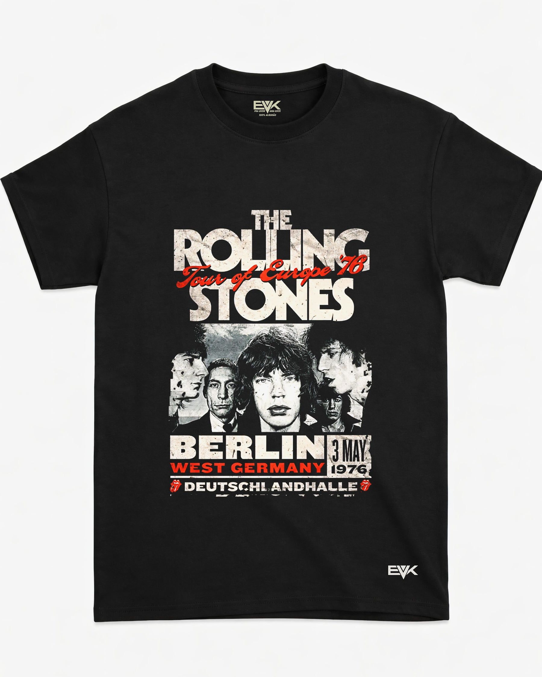 Camiseta Rolling Stones – Europe ’76 Tour Berlin