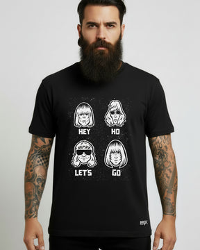 Camiseta Ramones – Hey Ho Let’s Go Cartoon Faces