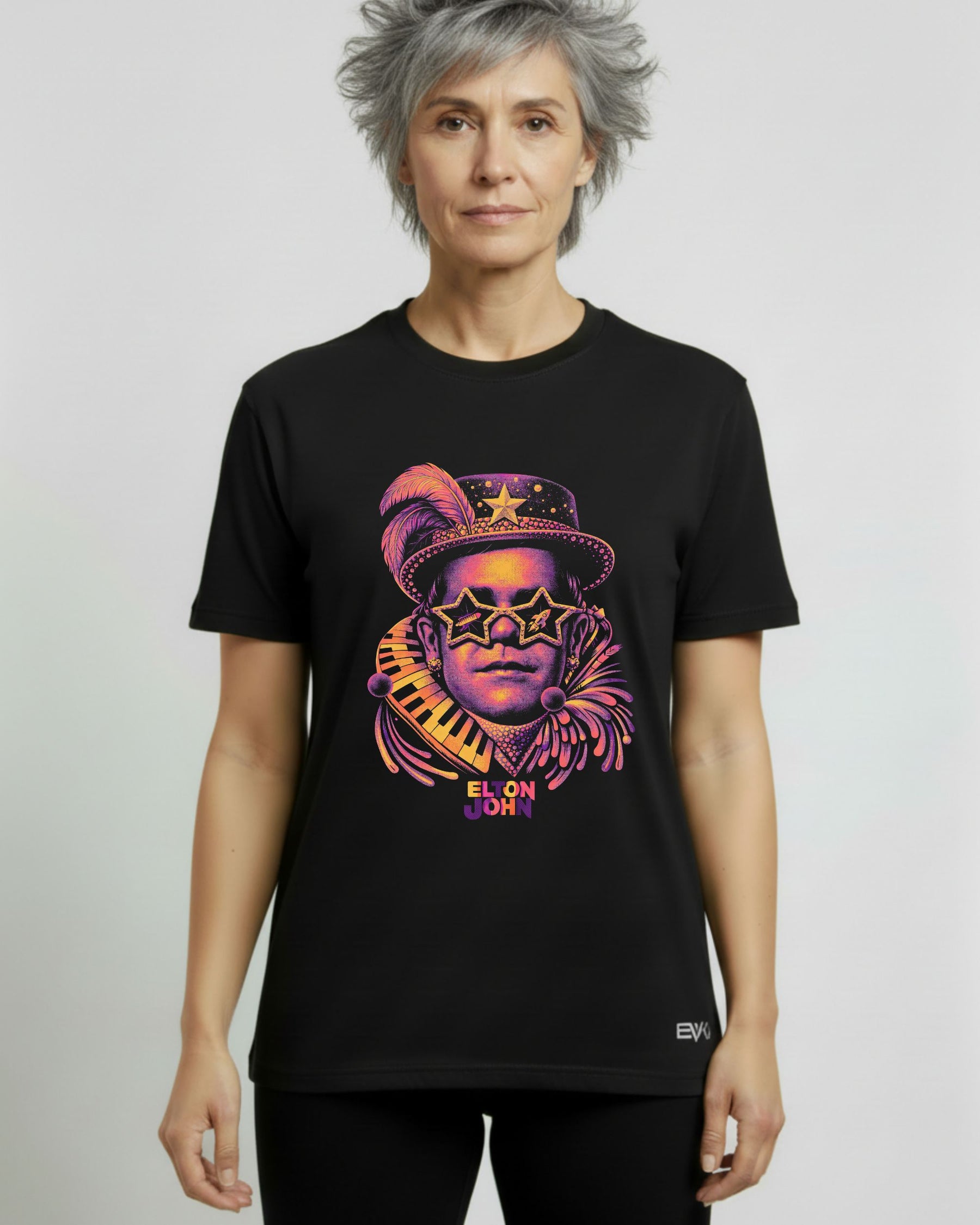 Camiseta Elton John – Star Glasses