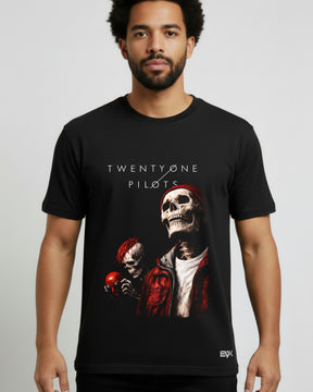 Camiseta Twenty One Pilots – Skull Art