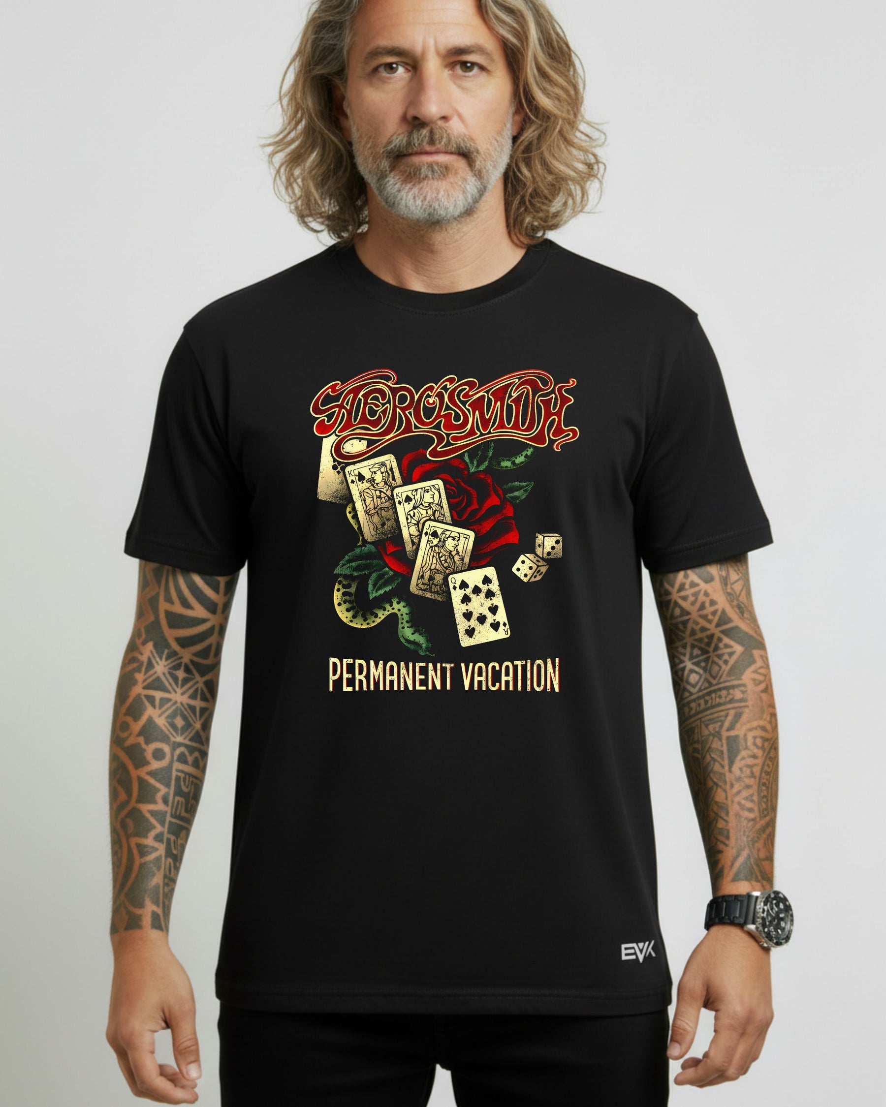 Camiseta Aerosmith – Permanent Vacation – Cards