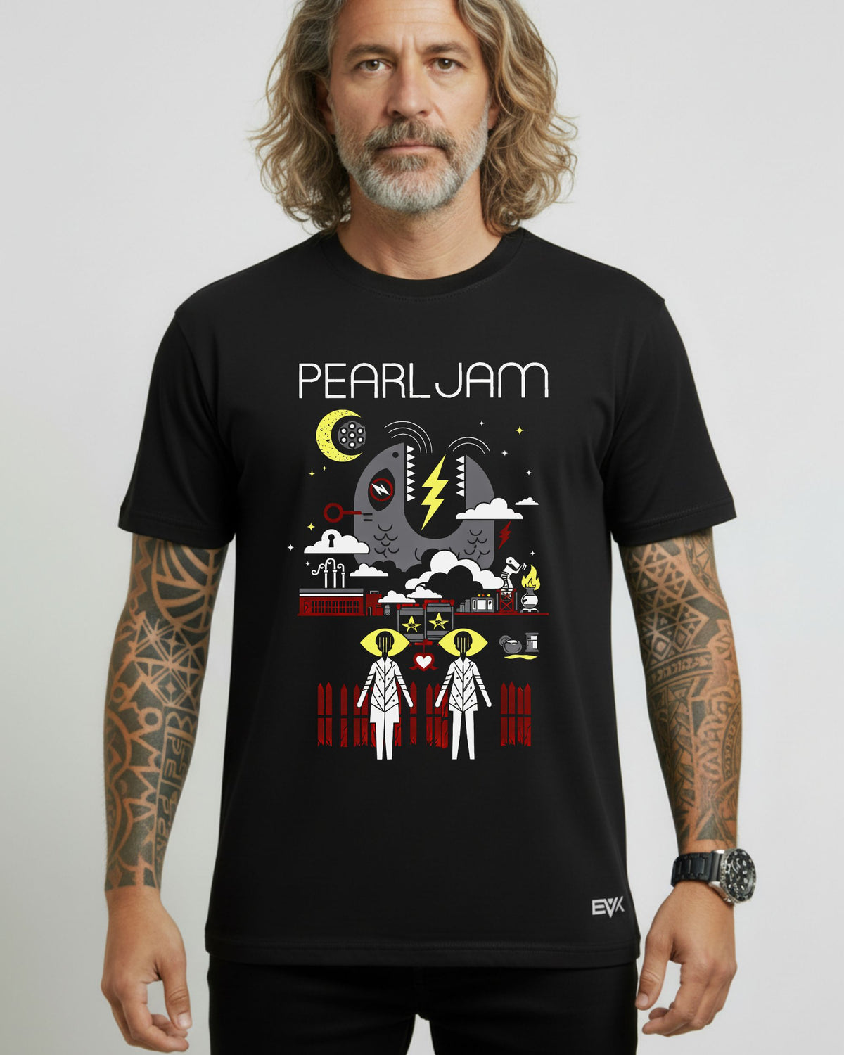 Camiseta Pearl Jam – Lightning Bolt