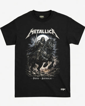 Camiseta Metallica – Cavaleiro da Morte – Poster Perth Australia