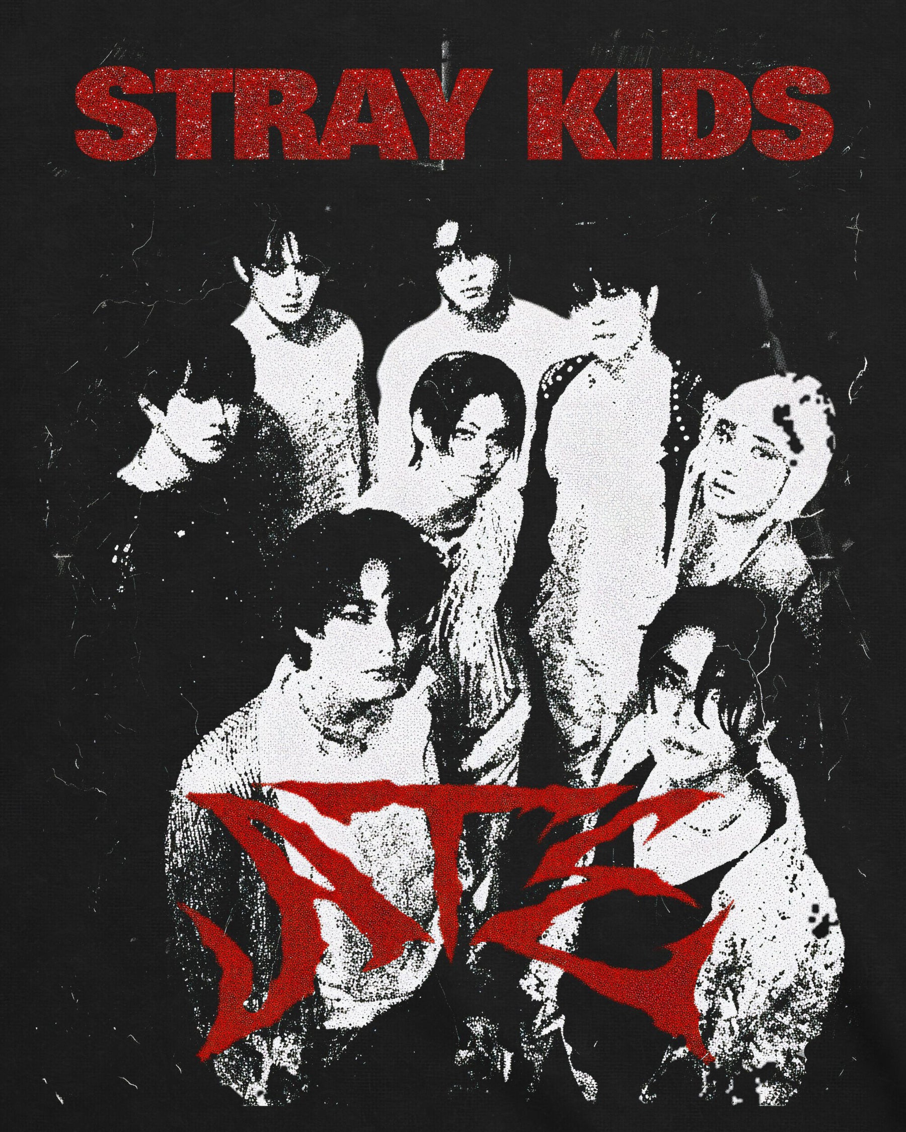 Camiseta Stray Kids – ATE Vintage