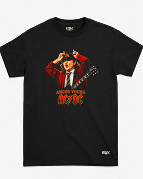 Camiseta AC/DC – Chifres Angus Young