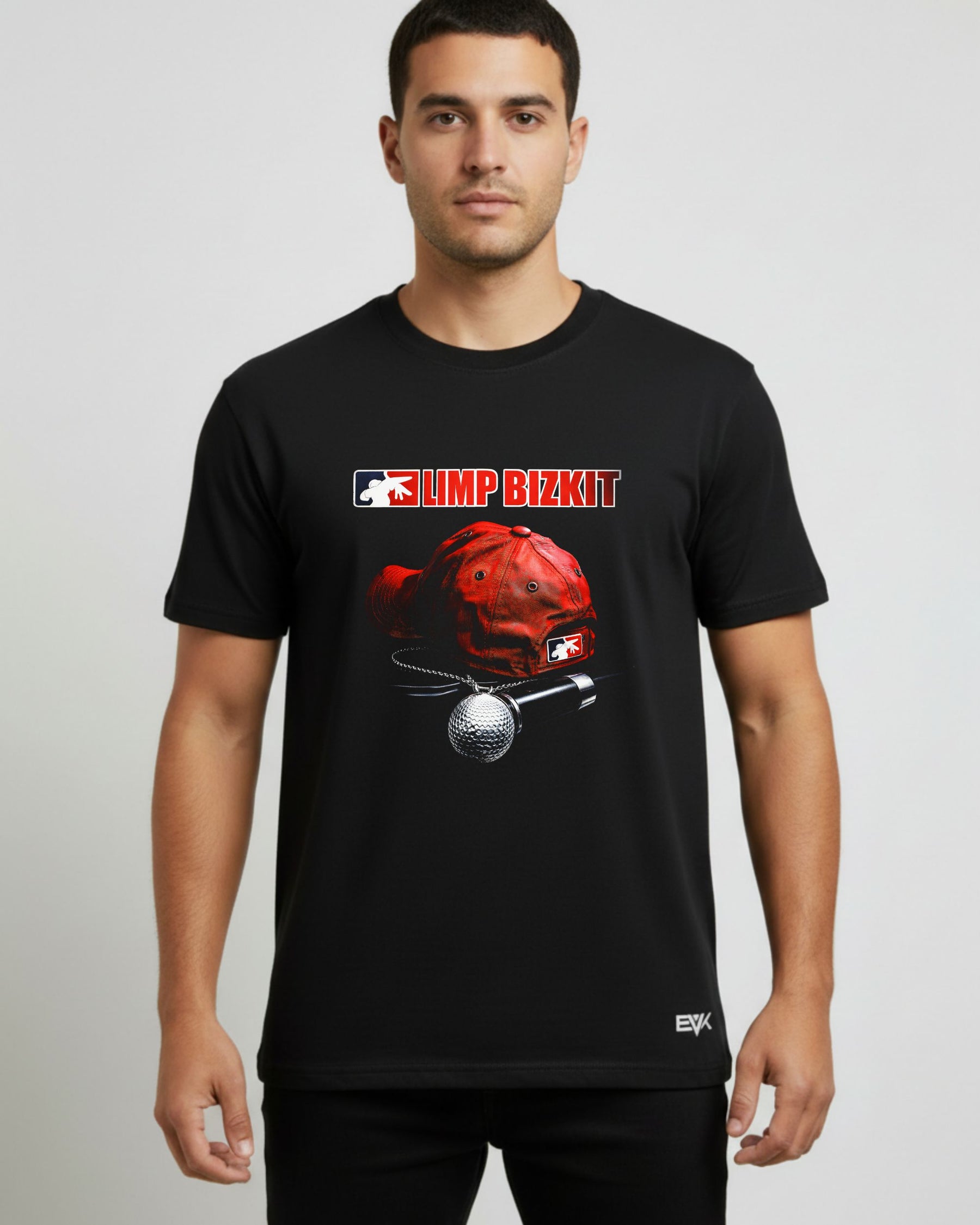 Camiseta Limp Bizkit – Red Cap & Mic