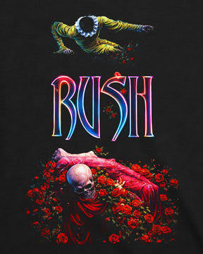Camiseta Rush – Skull, Clown & Roses
