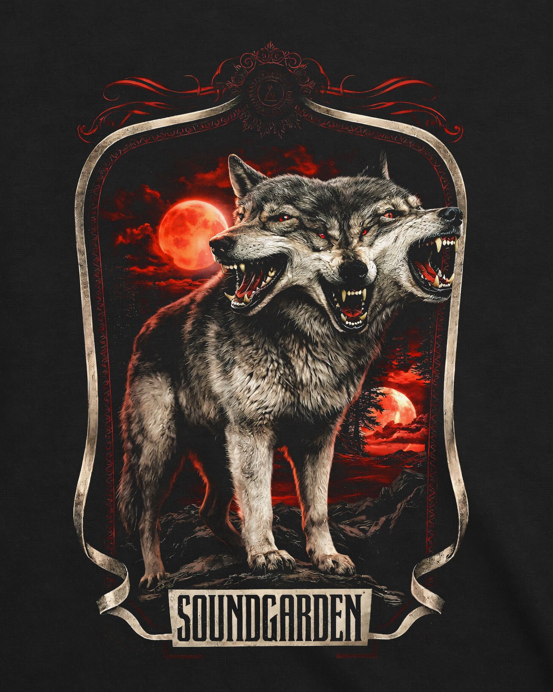 Camiseta Soundgarden – Tri Wolf