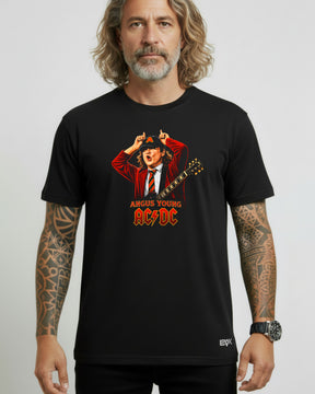 Camiseta AC/DC – Chifres Angus Young