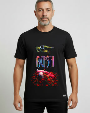 Camiseta Rush – Skull, Clown & Roses