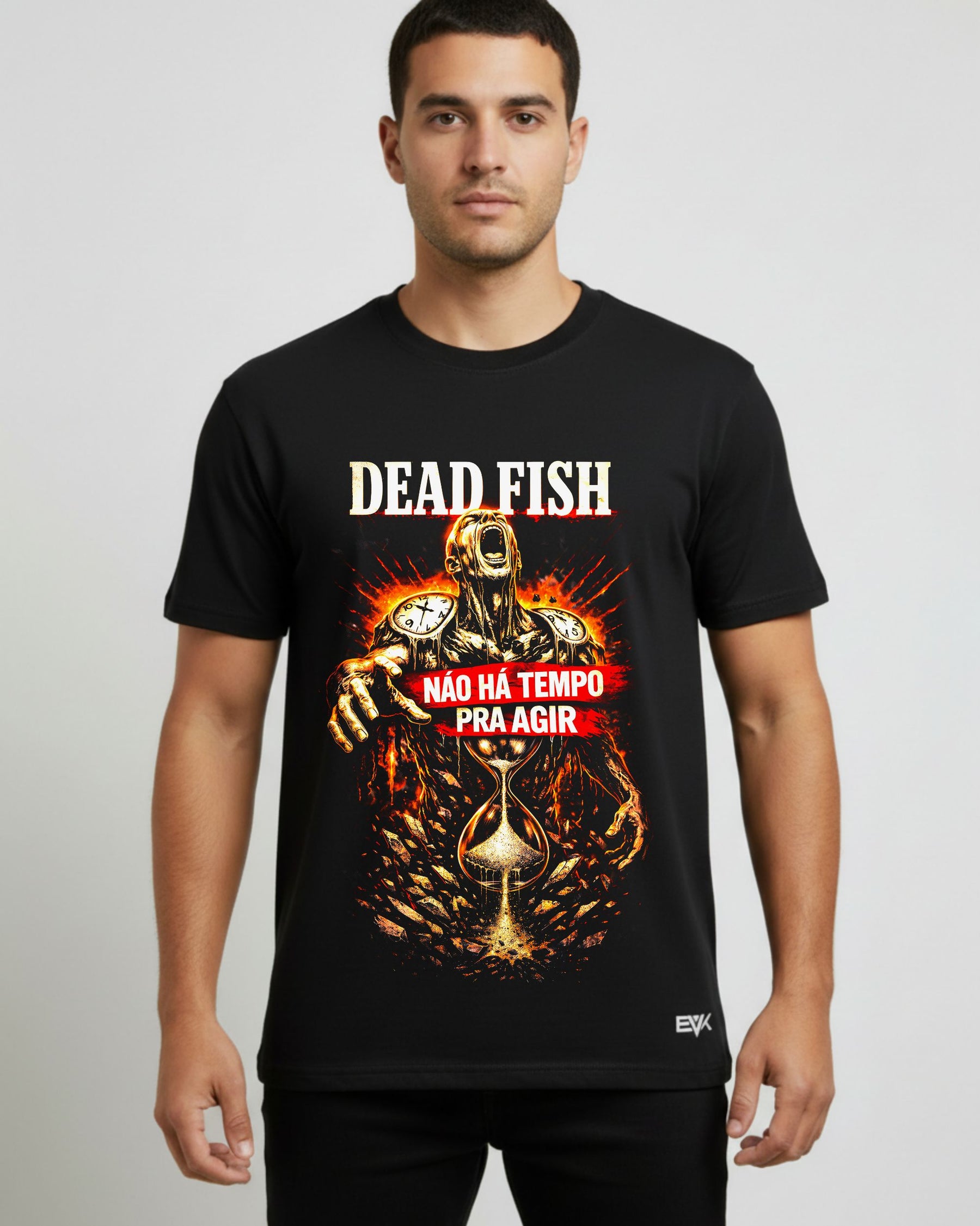 Camiseta Dead Fish – Não Há Tempo Pra Agir
