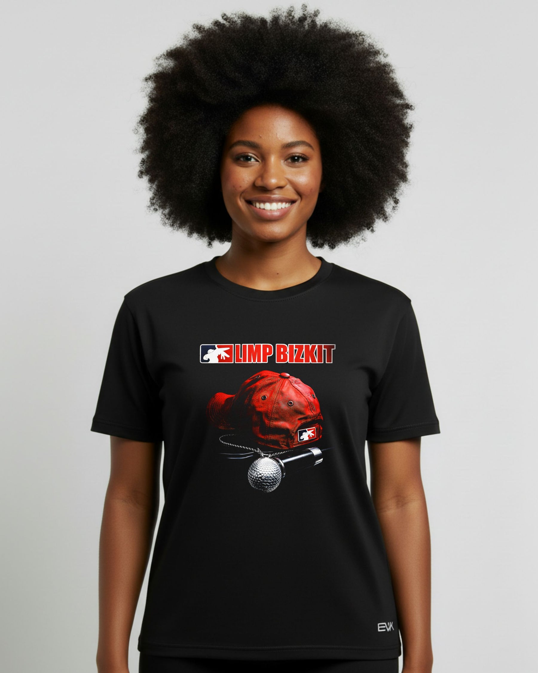 Camiseta Limp Bizkit – Red Cap & Mic