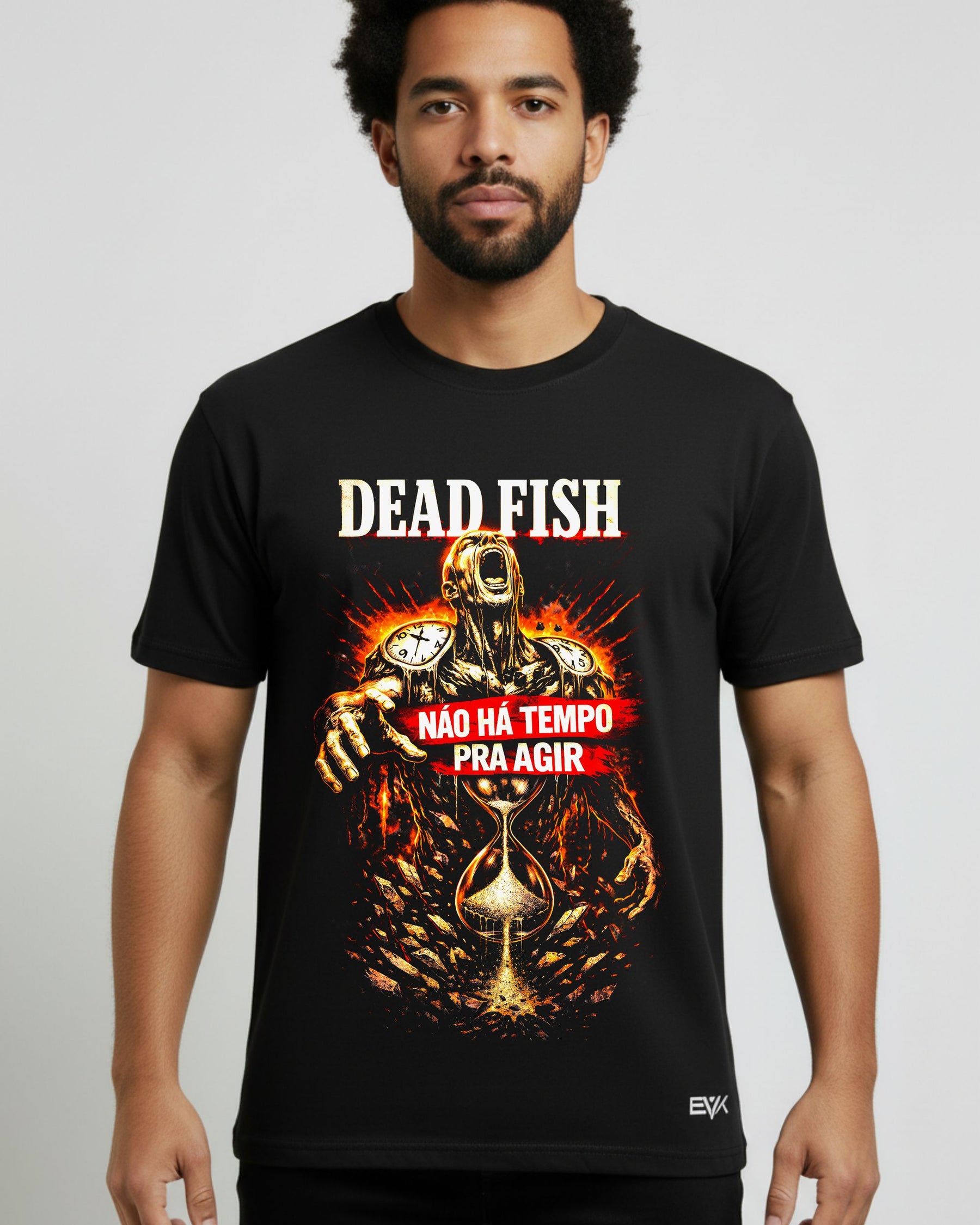 Camiseta Dead Fish – Não Há Tempo Pra Agir