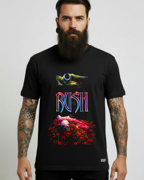 Camiseta Rush – Skull, Clown & Roses