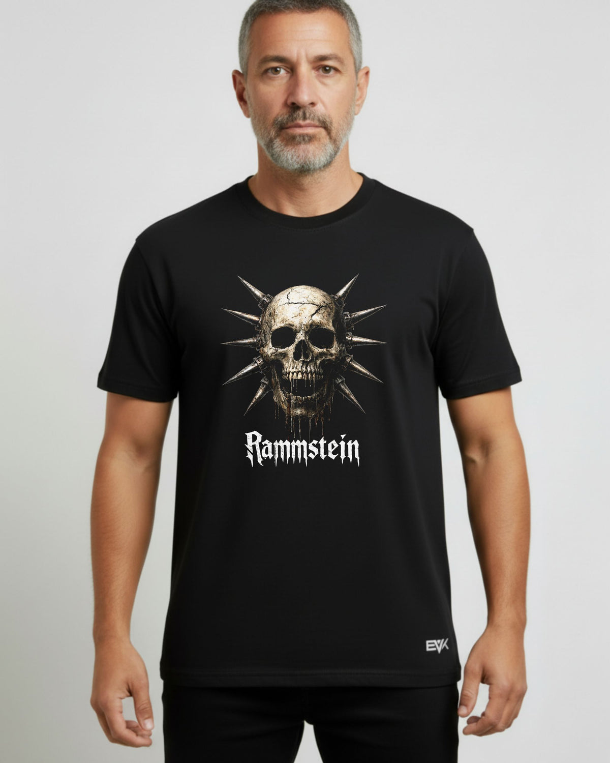 Camiseta Rammstein – Spiked Skull Logo