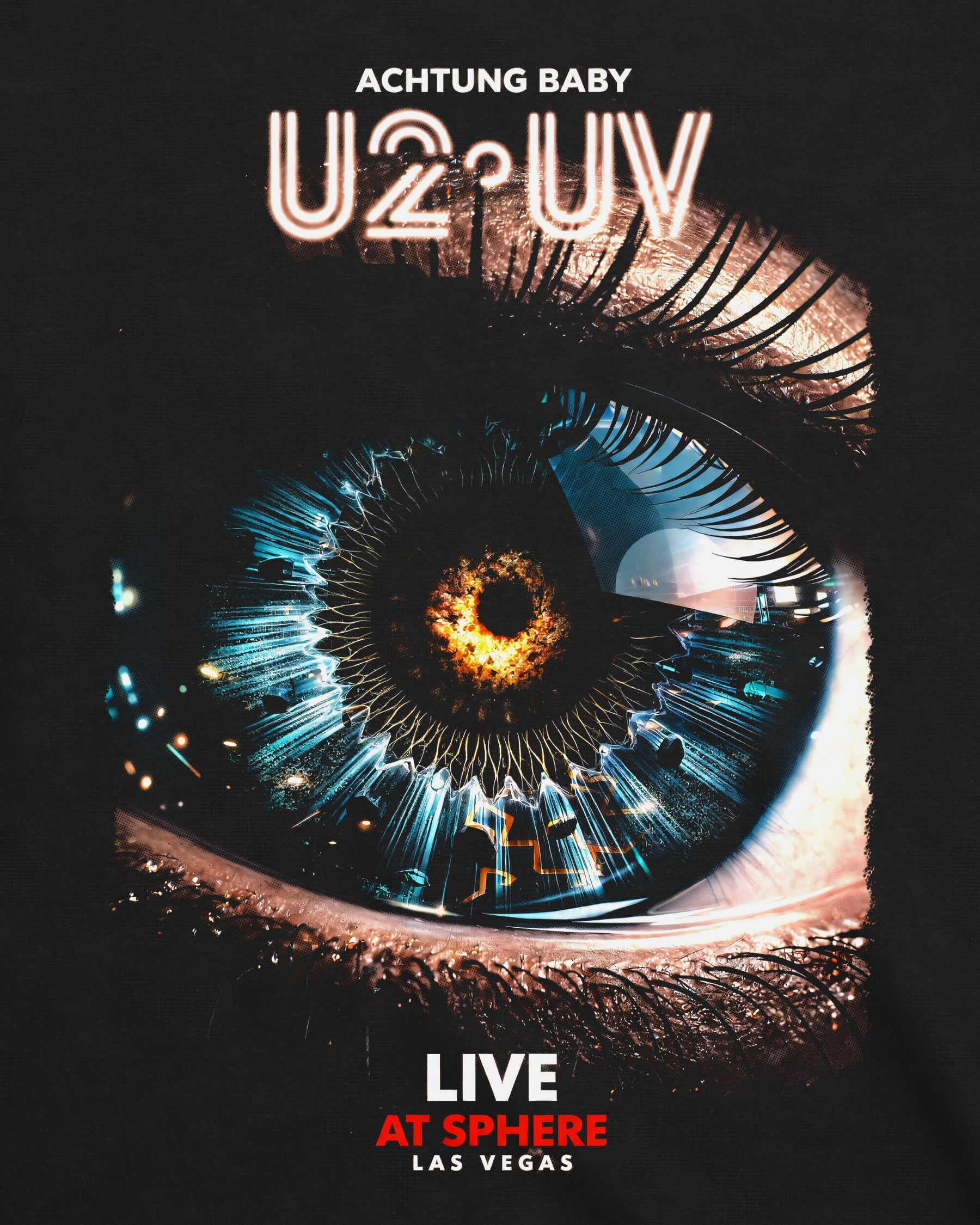 Camiseta U2 – Live at Sphere – Achtung Baby