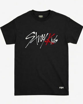 Camiseta Stray Kids – Hand-Drawn Logo