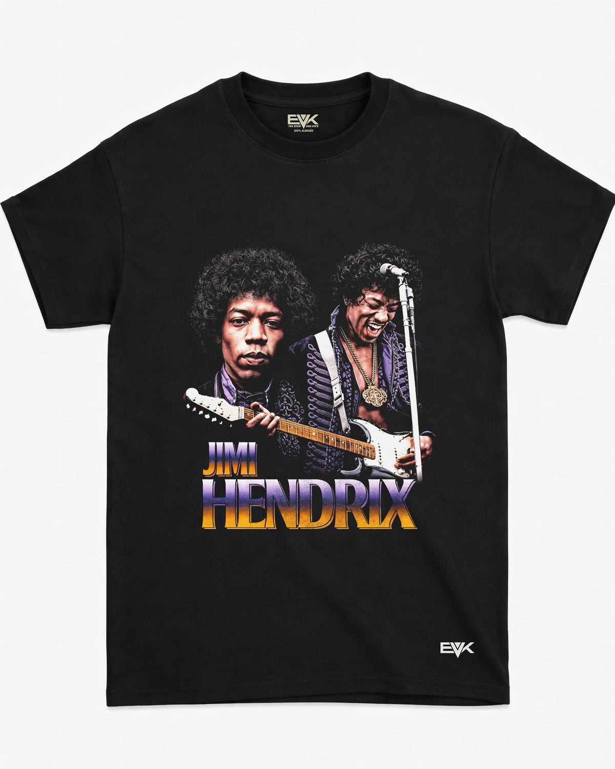 Camiseta Jimi Hendrix – Vintage Collage