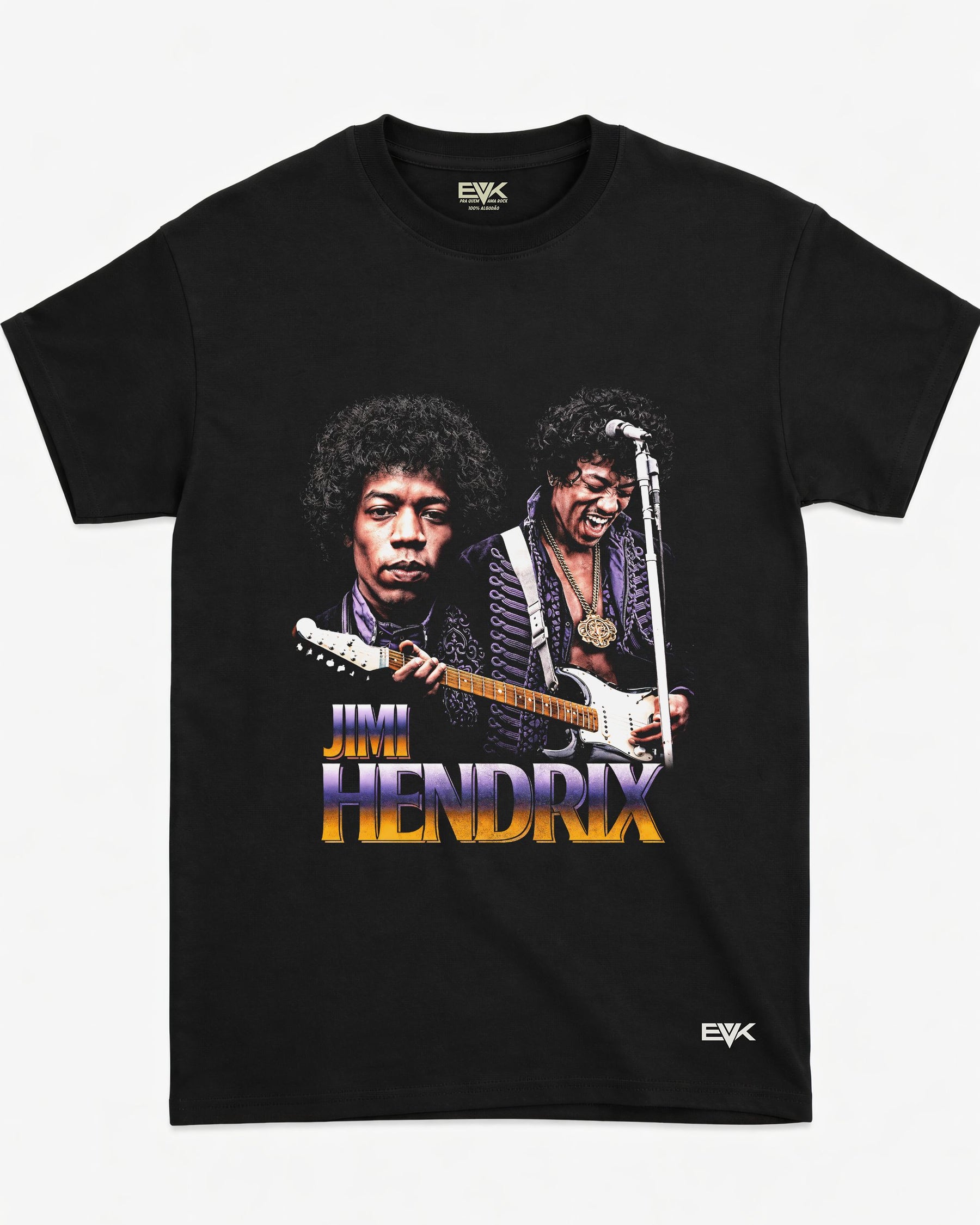 Camiseta Jimi Hendrix – Vintage Collage