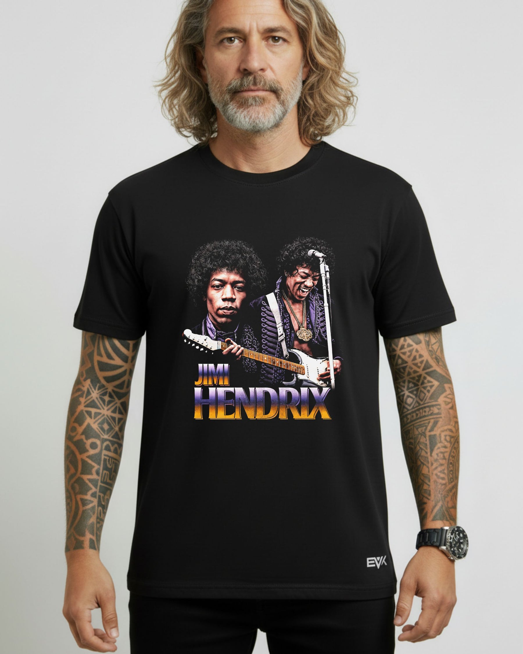 Camiseta Jimi Hendrix – Vintage Collage