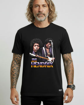 Camiseta Jimi Hendrix – Vintage Collage
