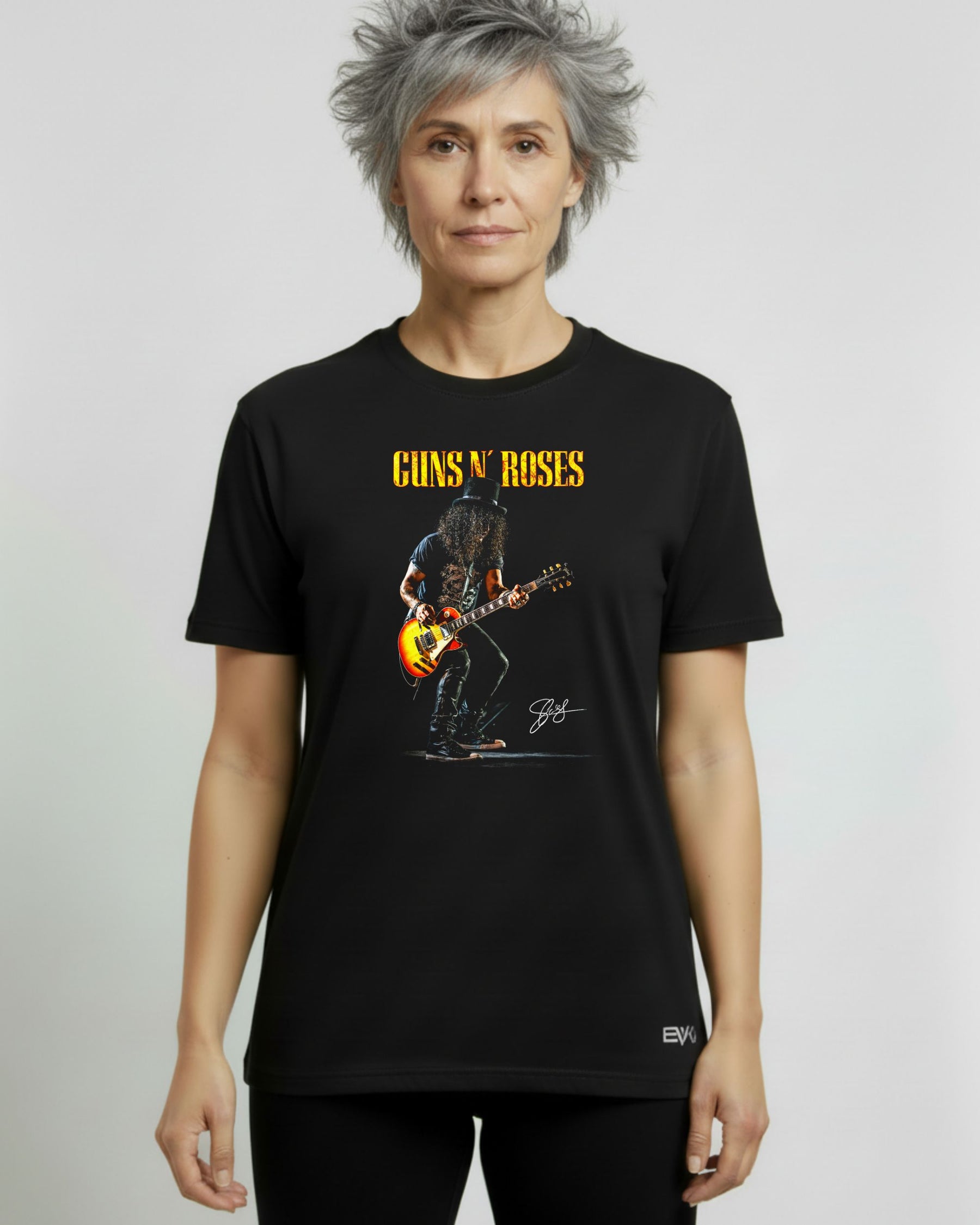 Camiseta Guns N’ Roses – Slash Palco Assinatura