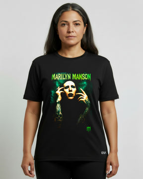 Camiseta Marilyn Manson – Goth Metal Face