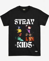 Camiseta Stray Kids – Vintage Collage
