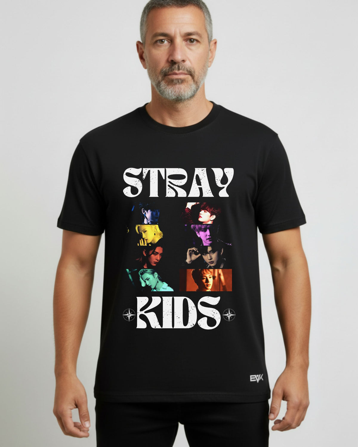Camiseta Stray Kids – Vintage Collage