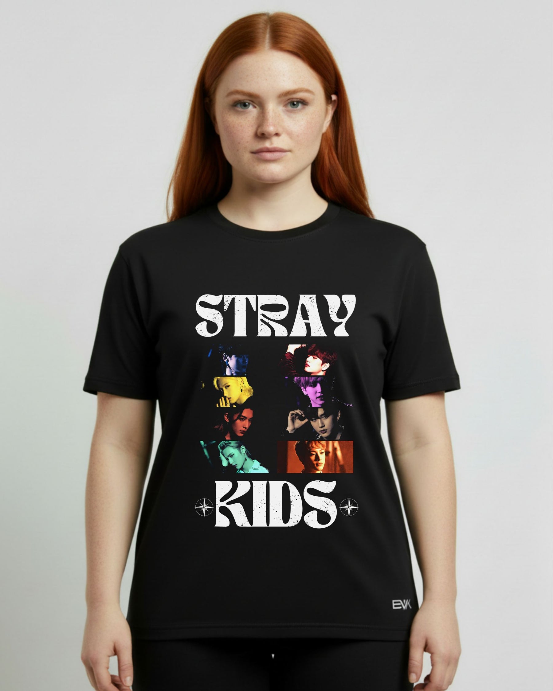 Camiseta Stray Kids – Vintage Collage